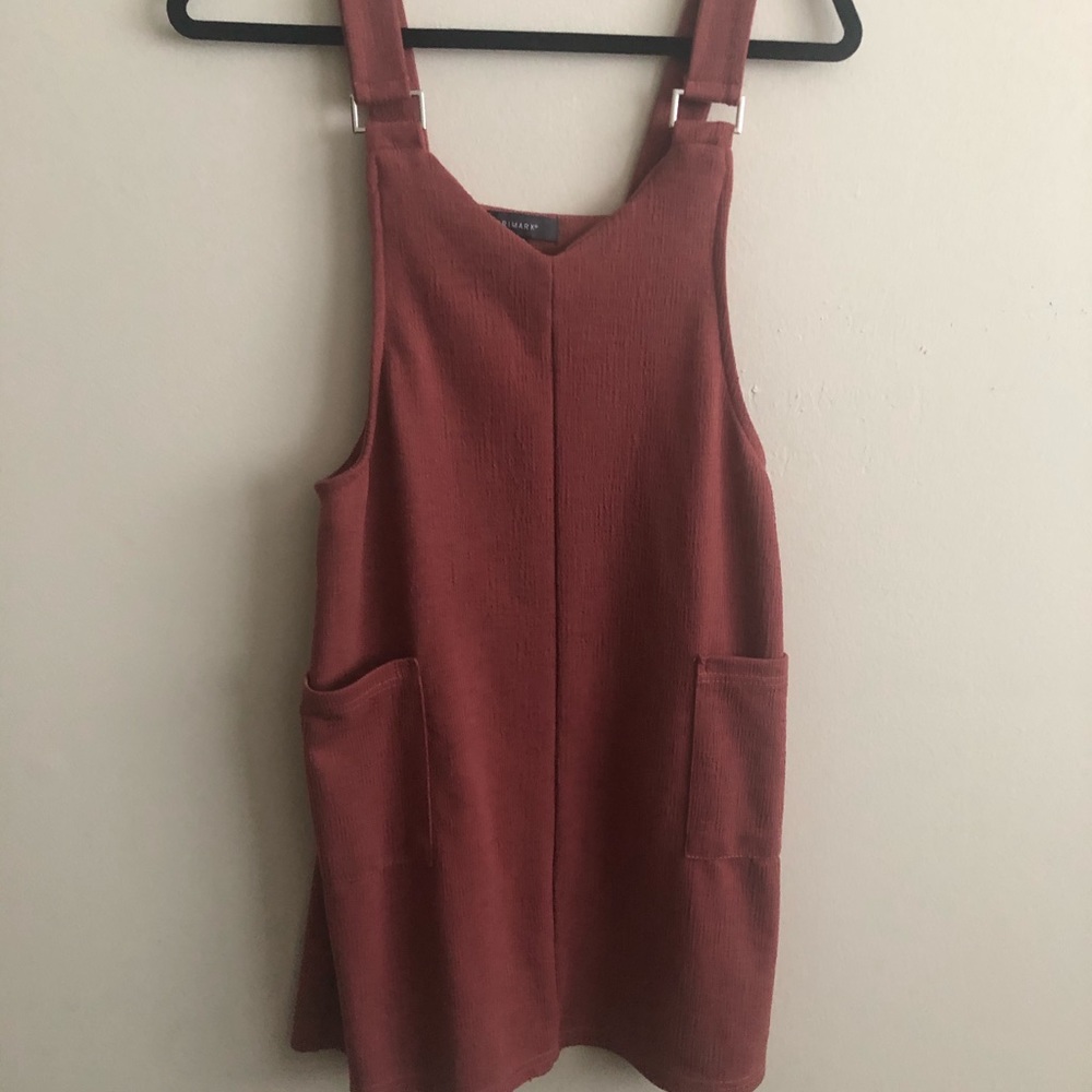Pink Overall Dress